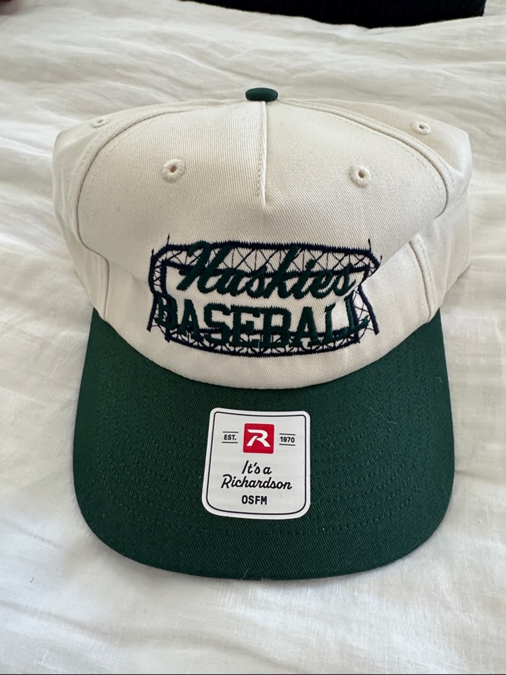 Richardson Oakland Athletics Baseball Two-Tone Cap - Cream & Green